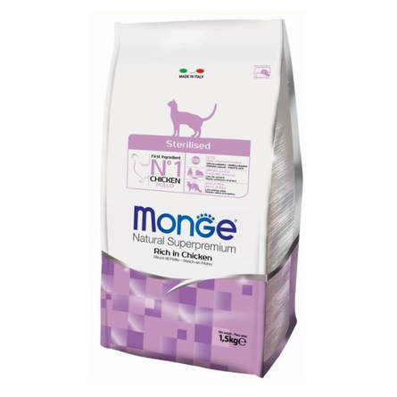 Monge Cat Sterilised Сухой корм для стерилизованных кошек – интернет-магазин Ле’Муррр