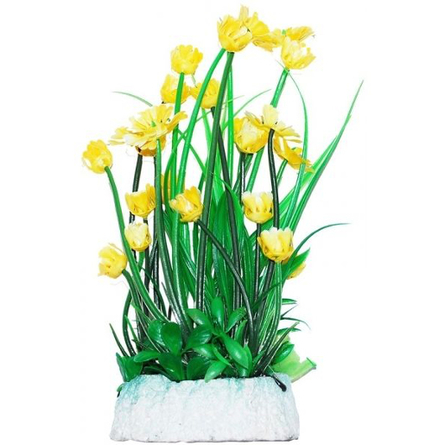 УЮТ Растение аквариумное Гемиантус с желтыми цветами, 24 см – интернет-магазин Ле’Муррр