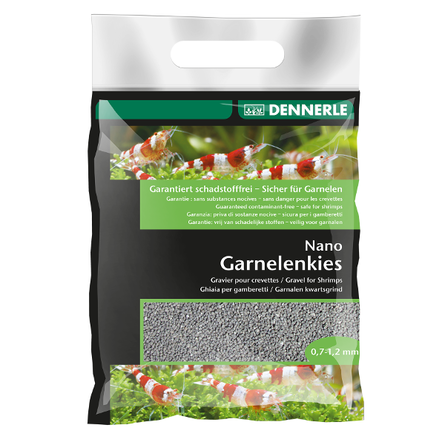 Dennerle Nano Garnelenkies Грунт для мини-аквариумов, серый, фракция 0,7-1,2 мм – интернет-магазин Ле’Муррр