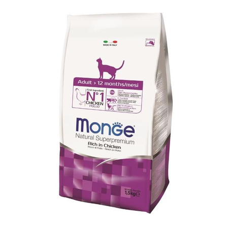 Monge Cat Сухой корм для взрослых кошек – интернет-магазин Ле’Муррр